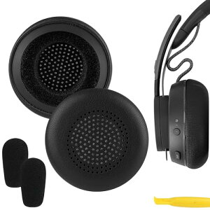 Geekria �C���[�p�b�h QuickFit �݊��� �p�b�h ���W�N�[�� Logitech Zone Wireless/Zone 300/Zone 301/Zone 305�w�b�h�z���ɑΉ� �p�b�h �C���[/�C���[�J�b�v (�v���e�C�����U�[/�u���b�N)