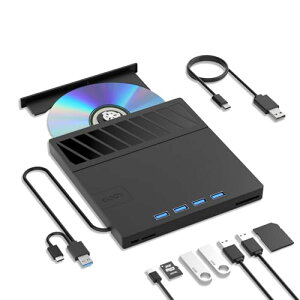 Yaeonku Ot u[ChCu DVD/BD/CDv[[ ǂݎ/ݑΉ 3D blu ray vC[ bluray OthCu SD/TFJ[h 4 USB|[gt DVDo[i[ whCu p\R fXNg