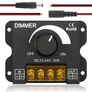Ren He LED XCb` DC12-24V 30A fB}[XCb` h PWM 0~100 [^[mu ON/OFFXCb` LEDe[vCg XgbvCg iKŖ邳 ƖRg[[ p 5.