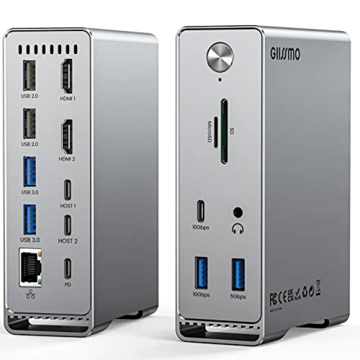楽天市場】GIISSMO Macbook Pro/Air専用 14-IN-2 ドッキング 