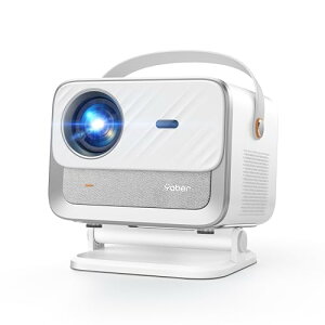 Yaber プロジェクター 天井 Netflix公式ライセンス ドルビーサウン 20Wスピーカー 完全密閉防塵設計 オートフォーカス&自動台形補正 1080p プロジェクター 家庭用 WiFi6 &Bluetooth 5.2 静音 スタンド付