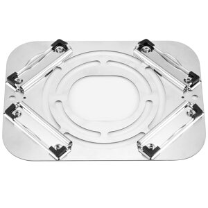 SENQI 薪ストーブ 煙突口ガード 耐火 遮熱 ストーブジャック 軽量 携帯便利 クランプで固定 テントプロテクター 最大煙突直径72mm 秋冬 アウトドア キャンプ テント用 収納袋付き