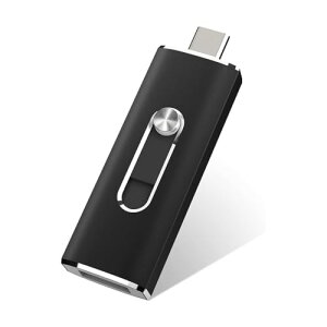 RAOYI USB 128GB Type C ]f[^ USB 3.0 tbVhCu 2IN1 usb[128MK ^CvC PC/Android/LaptopɑΉ