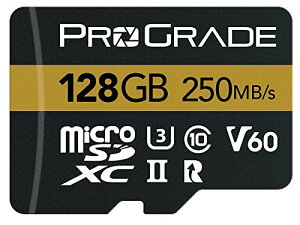 ProGrade Digital microSDXC UHS-II V60 GOLD 128GB vO[hfW^ KAi