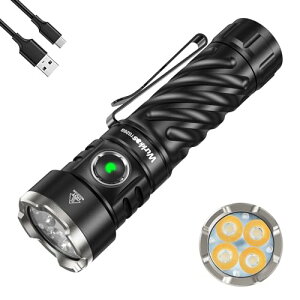 Wurkkos TS26S �[�d�����邢�t���b�V�����C�g - 3100���[�����̍��P�x�t���b�V�����C�g�A4�̍�?�F LED�A191���[�g���̒��˒��A���C�t���b�V�����C�g�AIP68�h��EDC�t���b�V�����C�g�A�ً}����L��