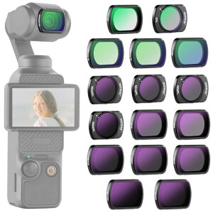 NEEWER C ND&CPL&UV&LPR&ʃtB^[Zbg Rp`u Osmo Pocket 3 16 ND8 ND16 ND32 ND64 ND128 ND256 ND1000 ND8/PL ND16/PL ND32/PL ND64/PL ubNgU 1/4 1/8 UV CPL QytB^[ tB^[