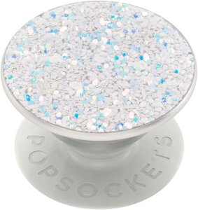 PopSockets Japan - �|�b�v�\�P�b�c �W���p�� PopGrip Sparkle Snow White ����P �X�p�[�N�� �|�b�v�O���b�v �X�}�z�O���b�v&�X�^���h