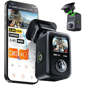 360x hCuR[_[ VANTRUE E360 5.2K hR 210°+210°S͘^ STARVIS 2Î@\ OHDR pm}r[ SBe OJ ̌^ ԍڃJ X}zAg ԊO@\ O ^b