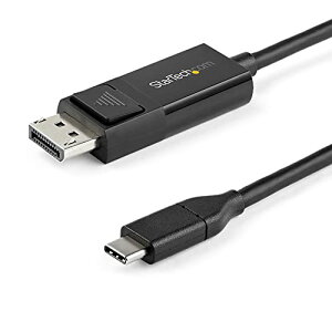 StarTech.com USB-C - DisplayPort 1.2 �P�[�u��/2m/4K60Hz/�o�����Ή�/Thunderbolt 3�݊�/�u���b�N CDP2DP2MBD