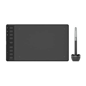 HUION �y���^�u �y���^�u���b�g Inspiroy 2 8.7 x 5.4�C���` �S�ʃA�b�v�O���[�h�̃y��PW110 �ő�24�̃V���[�g�J�b�g�L�[��ݒ�\ �z�C�[���{�^����1���� ��ƌ������啝�Ɍ��� Android Windows MacO