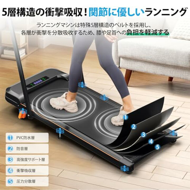 楽天市場】ACTFLAME ルームランナー 電動 折りたたみ式 静音設計 
