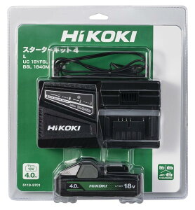 HiKOKI(nCR[L) X^[^[Lbg4 [d(UC18YFSL)+18V~dr(BSL1840M) UC18YFSL(L)