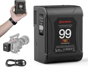V}Egobe[, 99Wh/6875mAh Moman([}) Power 99 Pro 14.4V D-TAP/USB-C/Ao͕t 200W/15A fBXvCt drcʉ J BMPCC 4k/6K j^[ X^WICg,V-}Eg-~j-obe