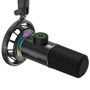 FIFINE USB �_�C�i�~�b�N�}�C�N �p�\�R���}�C�N �v���X�e�}�C�N �P��w���� �C���z���o�͒[�q���� �Q�[�~���ORGB���C�e�B���O �����^�b�`�~���[�g YouTube Skype Discord Zoom �^�� �Q�[������ �{�C�Y