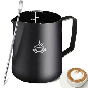 ~NWO ~Nsb`[ 400ml/14oz ڐt XeX R[q[eA[gp ~NAĊWO hNsb`[(black-400ml)