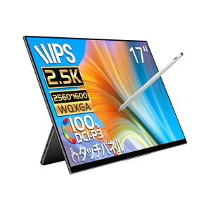 EHOMEWEI oCj^[ ^b`pl 144Hz 2.5K 17C` ^b`yΉ WQXGA 2560x1600 100% DCI-P3 y^u Q[~Oj^[ Xs[J[ u[CgJbg Type-C یtB P[X