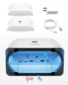 BUTIRESIN UV���W�� ���C�g 48W 48��LED���ʃ����v 360°�T���E���h���� �����Ԑݒ� (60/180/300/600�b) ���W���d���p��^ UV �����v DIY �N���t�g���� �W���G���[��� �����g�p�\ �f�W�^���\���^�C�}