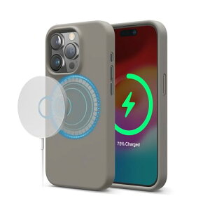 �yelago�z iPhone15ProMax �Ή� �P�[�X MagSafe �Ή� �V���R�� �ϏՌ��P�[�X ��G�� �T���T�� �� �w�� �h�~ �ϏՌ� �}�O�Z�[�t �X�}�z�P�[�X [ Apple iPhone15 ProMax �A�C�t�H��15 �v���}�b�N�X �Ή� �g�уP