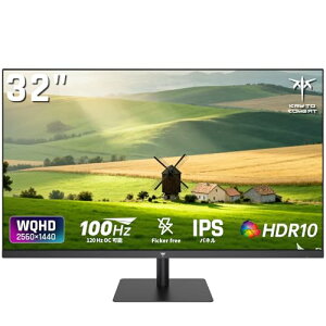 KTC 32C` j^[QHD 100Hz 2K IPSCh ȃXy[X݌v PS5Ή ACPA@\ VESAΉ t[VN/GVN HDMI 2.0×2, DP 1.4×1 Xs[J[ΉȂ 3Nۏ H32T13