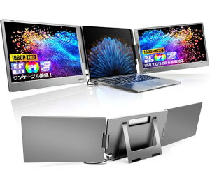 ROADOM fAj^[ 15.6C` gvj^[ Type-C P[u1{ڑ(DisplayPort|[g)/USB2.0gΉ 13~17C`m[gp\Rp 3 oCfAfBXvC 360°] Sg