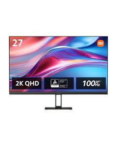 Ɠd]u܎܁vXiaomi j^[ A27Qi fBXvC 27C` 2K QHD掿 2560×1440 IPSpl 100Hz 1670F sRGBJo[100%ADCI-P3 95% 8rbg DCu[Cg Xx[ VESA}Eg