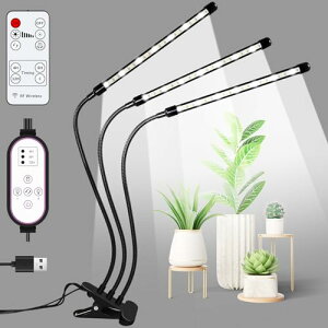 �A���琬���C�g led �X�^���h 3�w�b�h 126 LED �N���b�v�� �����R���t�� �_�������� �ϗt�A�� �琬���C�g �^�C�}�[ �L���@�\(4 H/8 H/12 H) 10�i�K���� 360°�����\ �����A���p�͔|�����v 3000~6000K ��