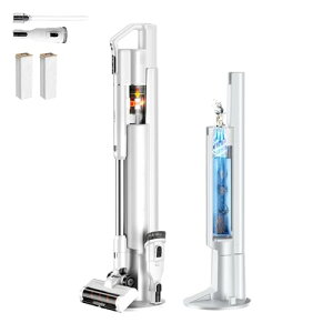 �y�����S�~���W�h�b�N �[�d�E���[�E�S�~���W��̌^3in1�zuwant V500�|���@�R�[�h���X �����_�X�g�J�b�v�N���[�j���O�|���@ �ő�50000Pa���͋z���� 3�i�K�z���͒��� LED�O���[�����C�g�����Ɩ� 