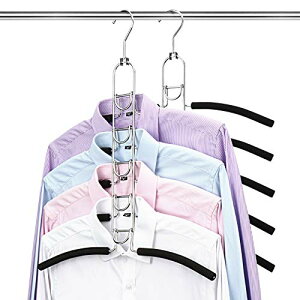 Hangerspace �n���K�[ ���[ �m�����[ ����Ȃ� ����������h�~ �X�e�����X �ȃX�y�[�X ���C�V���c T�V���c �R�[�g �n���K�[ ���@�\ �ߗގ��[ �N���[�[�b�g/����������[ �@�\�I 5�i ���E�� 360°��