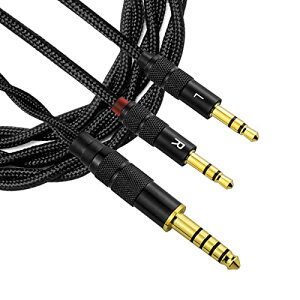 cooyin �C���z���E�w�b�h�z�����P�[�u�� 4.4mm(5��)��3.5mm(3��)*2 �o�����X �⃁�b�L�P������ 8�c ���P�[�u�� ���� �I�X�I�X iem �\�j�[ NW-A55�ENW-ZX300�ENW-WM1Z���ɓK�� 1.5m