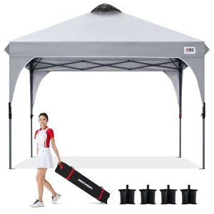 ABCCANOPY �^�[�v�e���g �����^�b�` 3�i�K���� �x���`���[�V���� �V�� 2m/2.5m/3m �A�E�g�h�A �ȒP ��^ �^�[�v �e���g �L���X�^�[�o�b�O�t�� ���ϐ��� �ՔM������ �t���i�t��