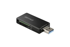 �o�b�t�@���[ BUFFALO USB3.0 microSD/SD�J�[�h��p�J�[�h���[�_�[ �u���b�N BSCR27U3BK