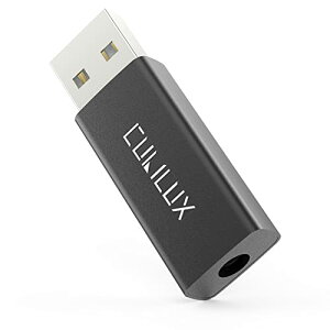 USB 3.5mm�C���z���W���b�N�ϊ��A�_�v�^�ACubilux 192KHz / 24�r�bUSB A�O�t���T�E���h�J�[�h�A USB�I�X4��3.5 mm���X �C���z�� �w�b�h�z�� �I�[�f�B�I�ϊ��h���O���APS5�AMacBook�AWindows PC�Ή�
