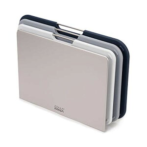 Joseph Joseph (�W���Z�t�W���Z�t) �܂Ȕ� �J�b�e�B���O�{�[�h 32×22×6.5cm 3���Z�b�g �C���f�b�N�X �R�� �H��@�Ή� ����~�ߕt�� �����ɂ��� �H�ޕ� �F���� �܂ȔX�^���h�t�� ������ �L�b�`