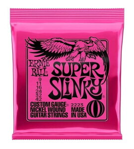 ERNIE BALL 2223 ×1�Z�b�g SUPER SLINKY[09-42]�y���[���֔����E�S�����������E��������s�z