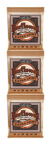 ERNIE BALL 2150 ×3 [10-50] Earthwood Extra Light Phosphor Bronze �A�R�[�X�e�B�b�N�M�^�[���y���[���֔����E�S�����������E��������s�z