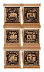 ERNIE BALL 2546 ×6 [12-54] Everlast Medium Light Coated Phosphor Bronze AR[XeBbNM^[y[֔ESEsz