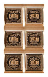 ERNIE BALL 2550 ×6 [10-50] Everlast Extra Light Coated Phosphor Bronze AR[XeBbNM^[y[֔ESEsz