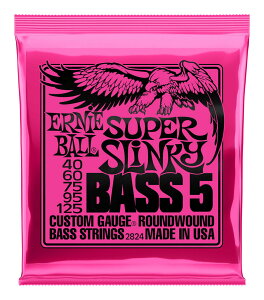 ERNIE BALL 2824 5-STRING SUPER SLINKY[40-125] 5x[Xy[֔ESEsz