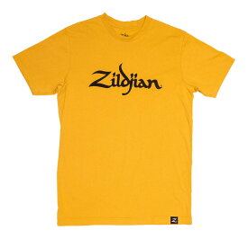 Zildjian ZATS0053 ゴールド(オレンジ) [Lサイズ] ジルジャン クラシックロゴ Tシャツ NAZLFCLTGL【メール便発送・全国送料無料・代金引換不可】