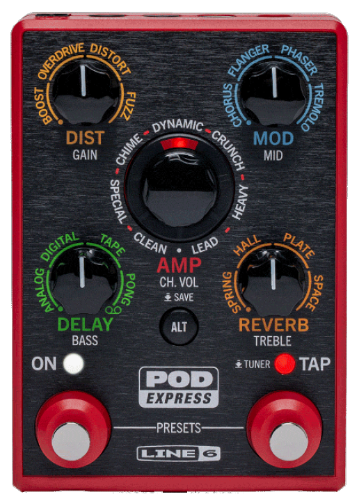 楽天市場】LINE6 POD Express Guitar+DC-1G ギター用 アンプ