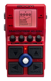 ZOOM MS-60B+ ベース専用マルチストンプ エフェクト/アンプ/キャビネットモデル【送料無料】【ポイント5倍】