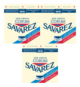 SAVAREZ 500CRJ ×3 Mixed tension(Trebles:NormalCBasses:High) CORUM/NEW CRISTAL Classical Guitary|Cg2{zy[֔ESEsz