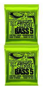 ERNIE BALL 2836×2 5-STRING REGULAR SLINKY[45-130] 5x[X/2Zbgy[֔ESEsz