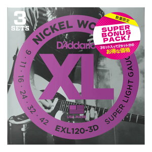 y ×3Zbgz__I DfAddario EXL120-3DBP ×1pbN(v3Zbg) GLM^[ 3ZbgpbNy[֔ESEsz