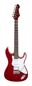 Aria ProII 714-AE200 SR (See-through Red) エレキギター/ギグバッグ付【送料無料】【ポイント5倍】