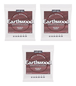 ERNIE BALL 2346/3Zbg [12-54] Medium Light / Earthwood Bell Bronze W C[ďC AR[XeBbNM^[y[֔ESEsz