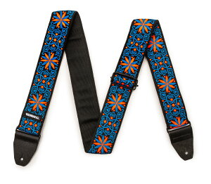 Dunlop JH25 FILLMORE BLACKLIGHT STRAP - BLUE JIMI HENDRIX �M�^�[ �X�g���b�v�y���������z