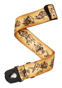 D�fAddario 50ALP06 Rogues Gallery Alchemy Gothic Planet Lock Strap �M�^�[ �X�g���b�v������(���[����)�y���[���֔����E�S�����������E��������s�z