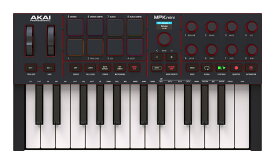 AKAI Professional MPK Mini IV Black コンパクト USB MIDIキーボード / パッドコントローラー MPK Mini mk4【送料無料】