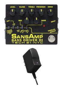 TECH21 Sans Amp BASS DRIVER DI V2+BOSS PSA-100S2 ベース用 プリアンプ / DI/電源アダプター付【送料無料】